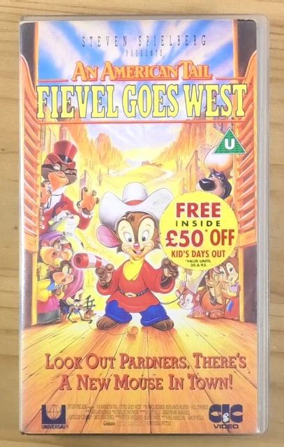 AN AMERICAN TAIL 2: Fievel Goes West (Rare UK VHS!) £5.99 - PicClick UK