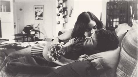 couple cuddle forehead kiss gif gifdbcom