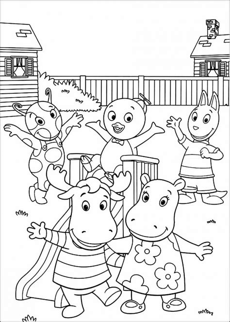 Backyardigans Desenhos - 30+ Desenhos dos Backyardigans para imprimir e colorir - Como fazer em casa