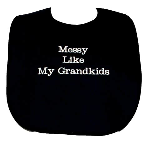 Grandpa Bib, Custom Personalized Adult Bib, Grandparent Gag Gift, Messy
