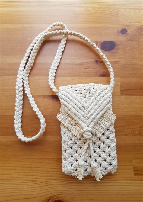 Diy macrame phone bag easy – Artofit