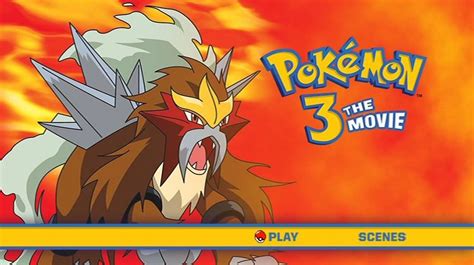 Pokemon 3: Spell of the Unown (2000) - DVD Movie Menus