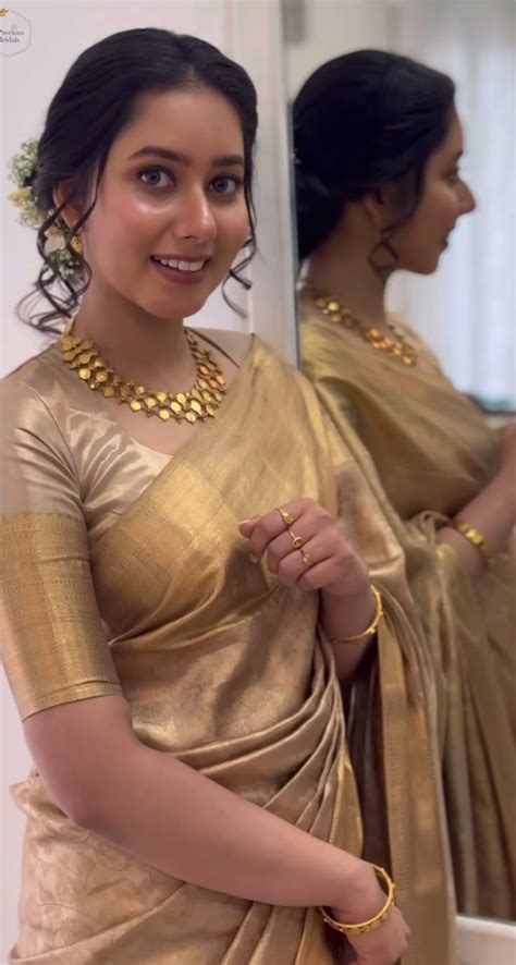 pin  lpegu  hair gold saree blouse designs saree hairstyles
