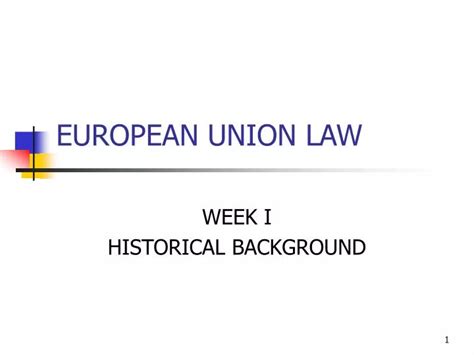 european union law powerpoint    id