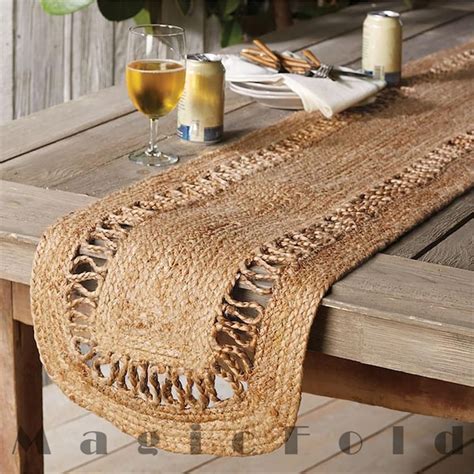 Jute Table Runner - Etsy