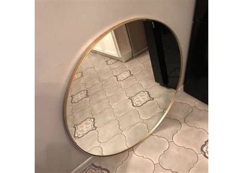 Круглое зеркало в латунной раме Кингхэм — купить в интернет-магазине ...