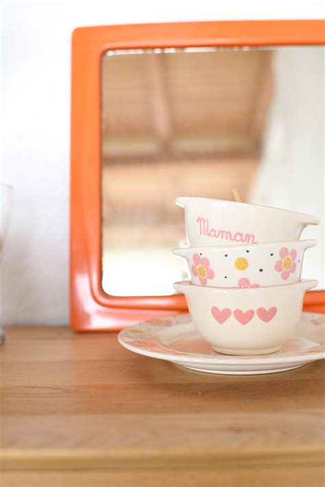 Bol personnalisé Trois Coeurs - Bol personnalisé peint à la main