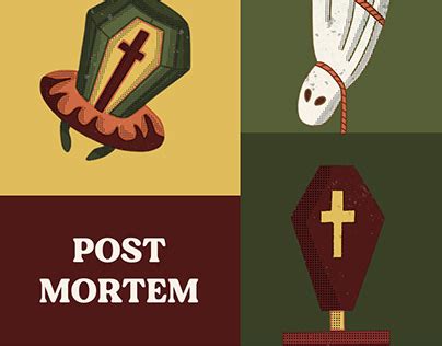 mortem projects   logos illustrations  branding