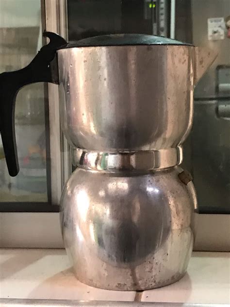 Cafeteira Antiga - Antiga e Rara Cafeteira Italiana a Vapor | Móvel de Antiquário Bender ...