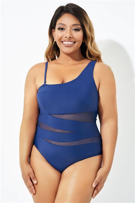 Asos Navy Blue One Piece Swimsuit at Joanne Magana blog