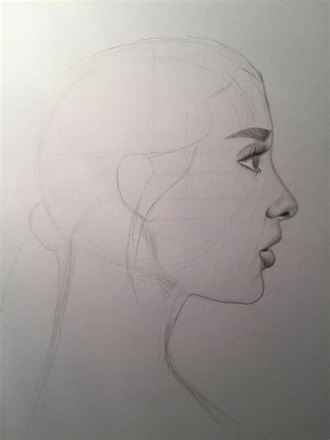 Profile Drawing at PaintingValley.com | Explore collection of Profile ...