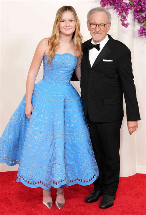 Steven Spielberg's Granddaughter Eve, 13, Looks All Grown Up at 2024 Oscars