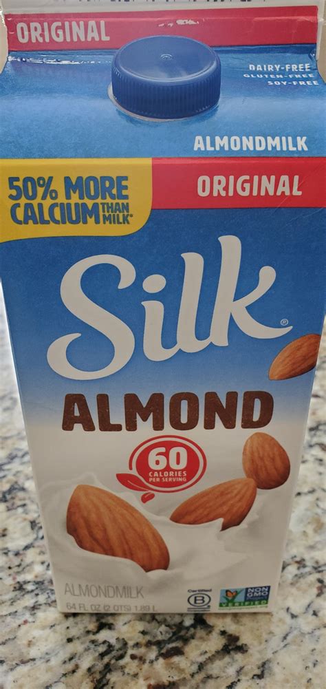 Silk Almond Milk Original Nutrition