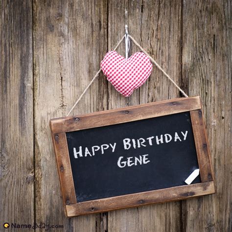 Happy Birthday Gene Images of Cakes, Cards, Wishes