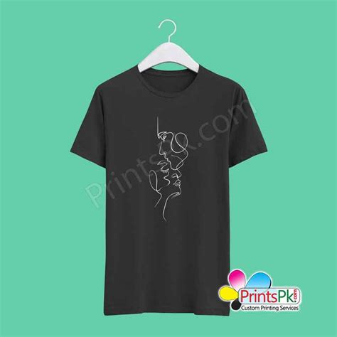 Customized Black T-Shirt Design No 600