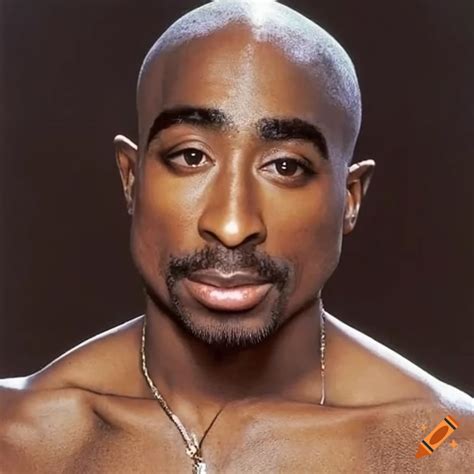 portrait  aging pac shakur  craiyon