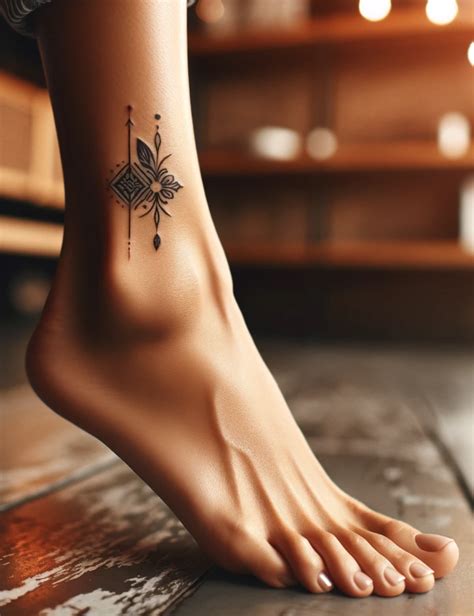 Best 12 53 Ankle Tattoos: Tiny Canvases, Big Statements – Artofit