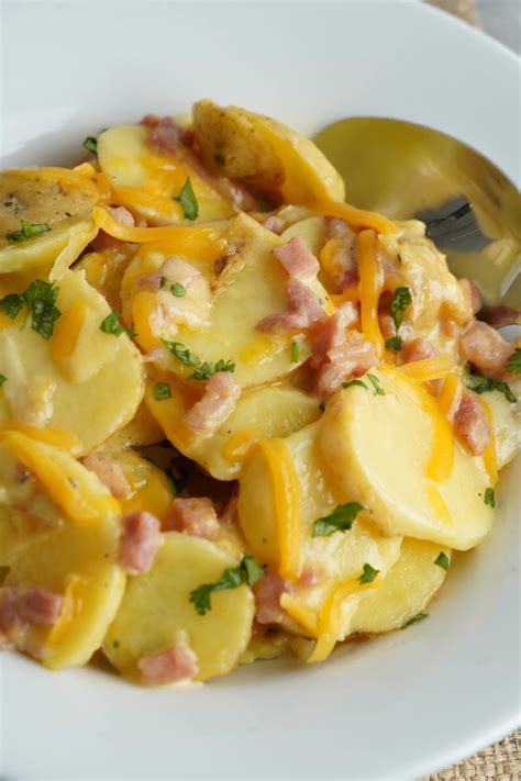 Instant Pot Scalloped Potatoes & Ham - A Pressure Cooker Kitchen