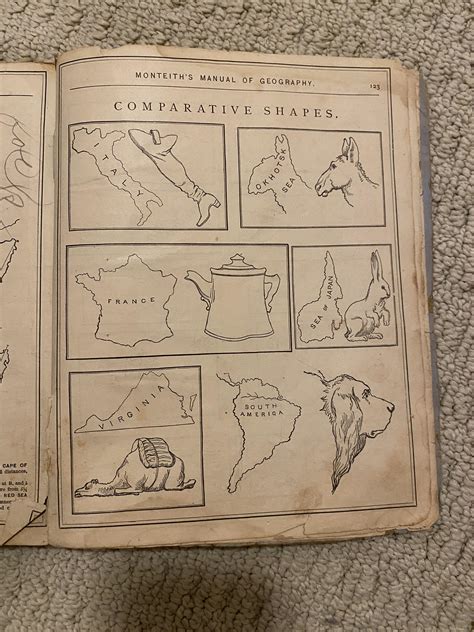 Virginia is shaped like a sleeping camel, according to this 1877