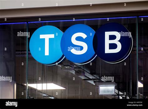 TSB branch store sign logo, Birmingham, UK Stock Photo - Alamy