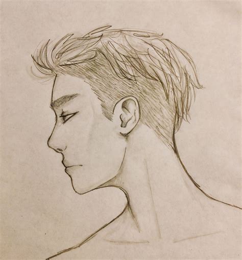 how to draw a jawline