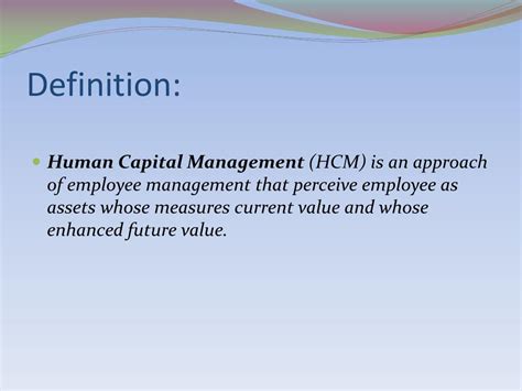PPT - Human Capital Management(HCM) Software PowerPoint Presentation