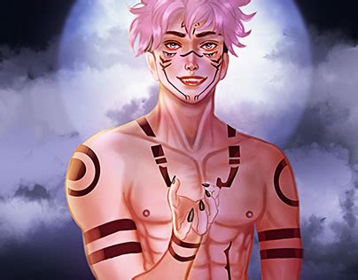 jujutsu kaisen fan art sukuna projects   logos