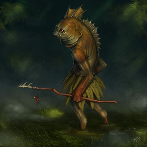 fishman native konstantin gorelov  artstation  httpswww