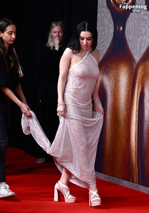 Charli XCX Flashes Her Nude Tits at the 2023 BRIT Awards in London (97