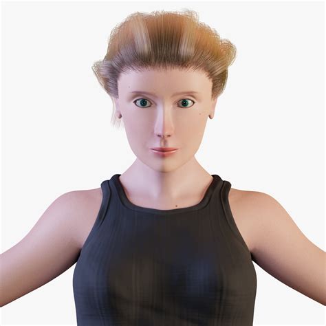 Girl Character 3D Model $21 - .blend .obj .fbx - Free3D