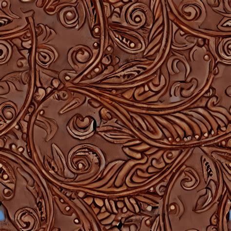 Tooled Leather Seamless Intricate Detail · Creative Fabrica