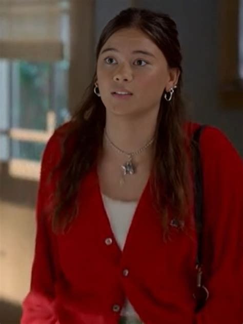 Shrinking S2 Lukita Maxwell Red Cardigan - Paragon Jackets