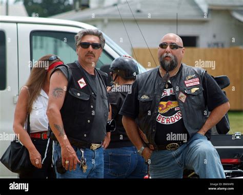 2 members of the biker gang Hells Angels Stock Photo: 33161464 - Alamy