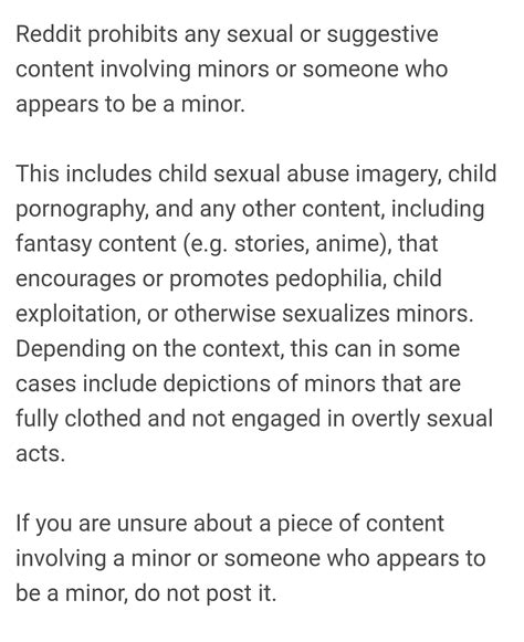 [META] Reddit now prohibits pedophile/underage pornography of all forms