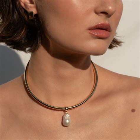 Talia Pearl Choker Necklace – THATCH