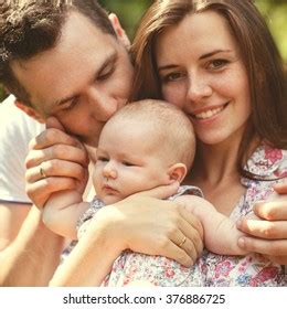 parents baby park stock photo  shutterstock