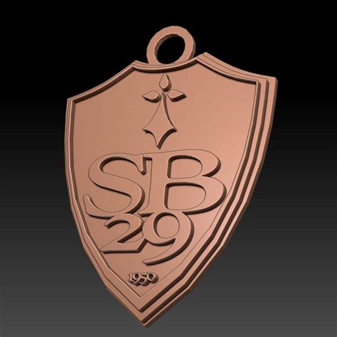 Ligue 1 Stade Brestois 29 Printable and Renderable - 3D Print Model by