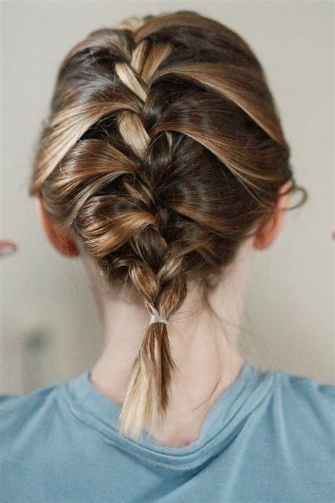 Two French Braids Into One