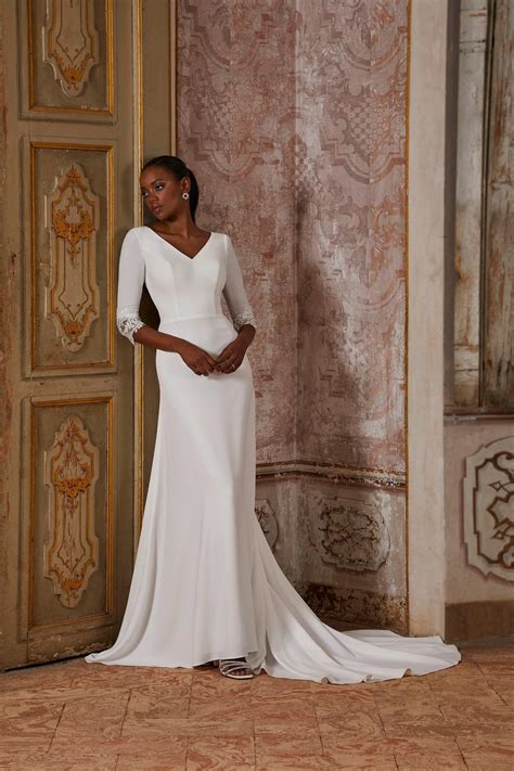Vestidos De Novia Clasicos De Manga Larga