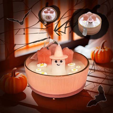 Pink Ghost Candle Viral Candle TJ Maxx, TJ Maxx Halloween Candles