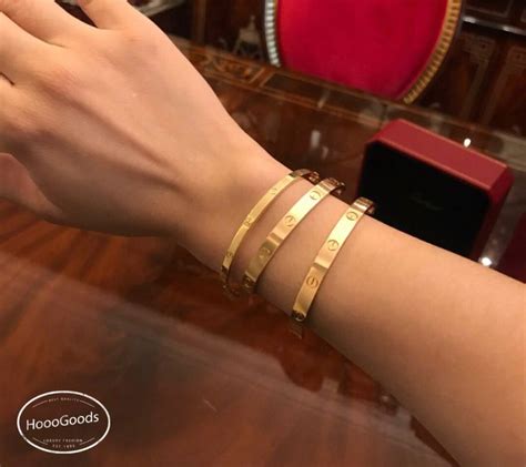 Bracelets Stacking: Cartier Love bracelet and juste un clou bracelet ...