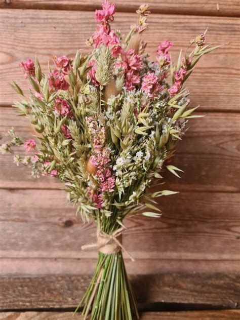 Pink Larkspur Bridal Bouquet - Flower La Vita Florist - Torquay - Torbay