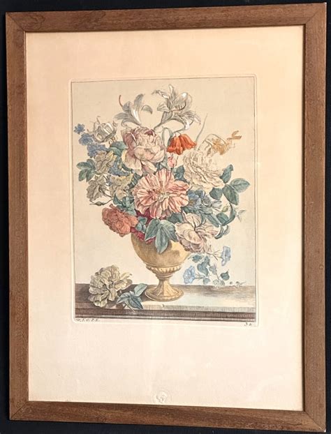 Proantic: Jacques Vauquer 1621-1686 After Enhanced Etching Chalcograph