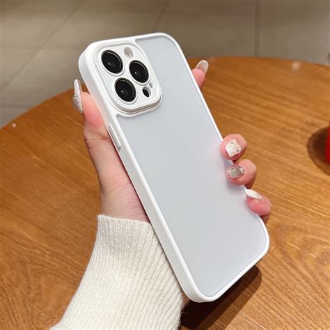 iphone  pro skin feel phone case  lens film white alexnldcom