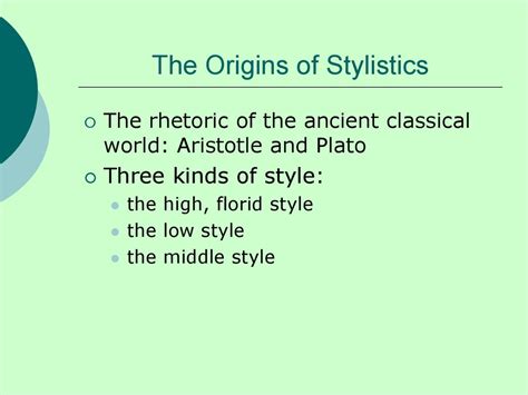 stylistics   english language theoretical framework