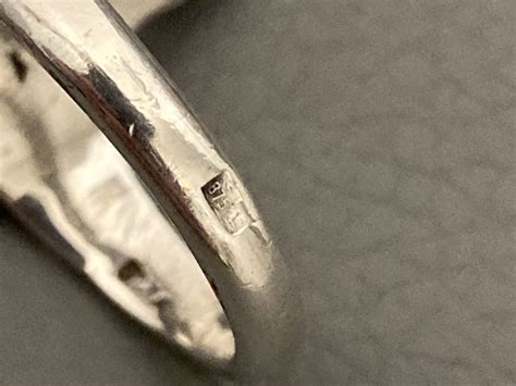 marking  ring silver  white gold silver collector forums