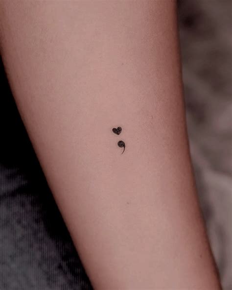 semicolon meaning tattoo 7