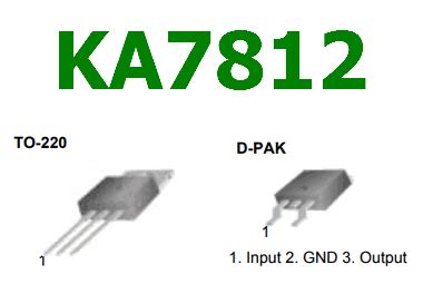 KA7812 Datasheet - 1A, 12V, Voltage Regulator - DataSheetCafe.com