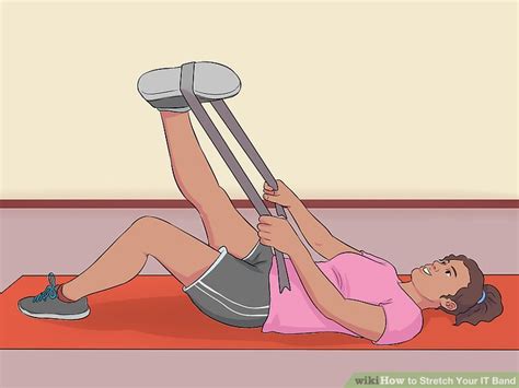 ways  stretch   band wikihow fitness