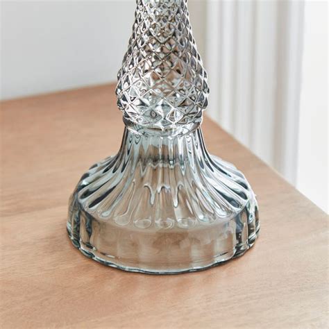 Cut Glass Taper Candlestick Holder | Dunelm